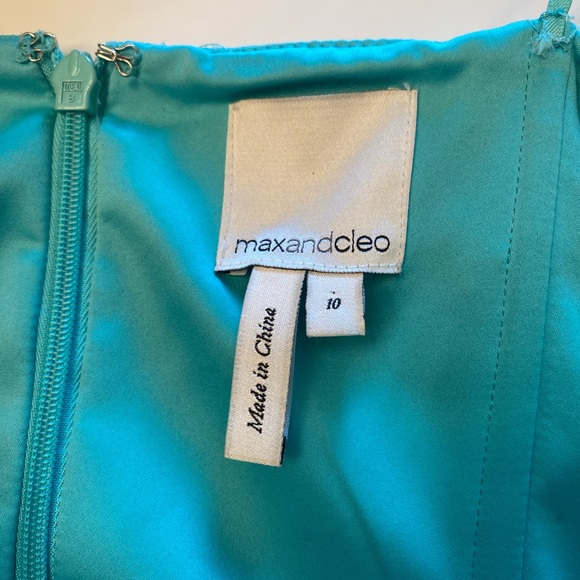 Strapless sea foam maxi dress - Picture 4 of 4